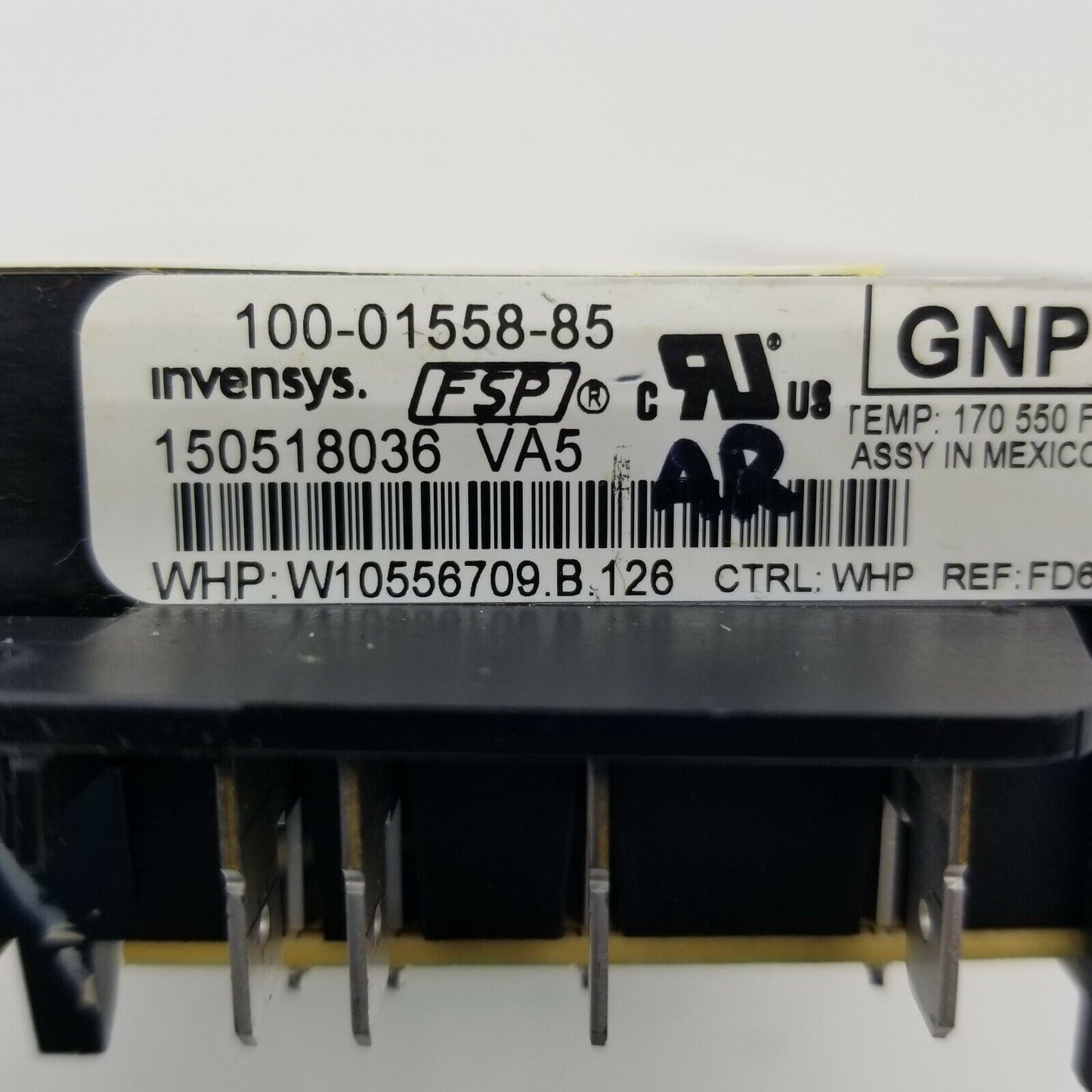 OEM Replacement for Whirlpool Range Control W10556709