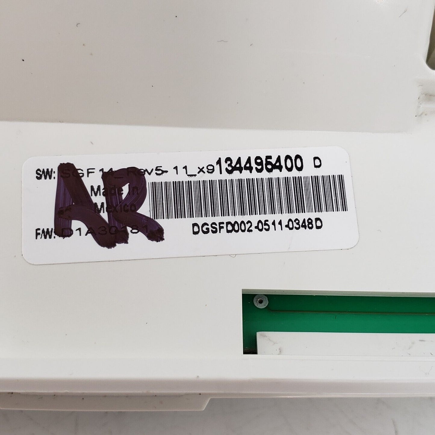 OEM Replacement for Frigidaire Washer Control 134495400
