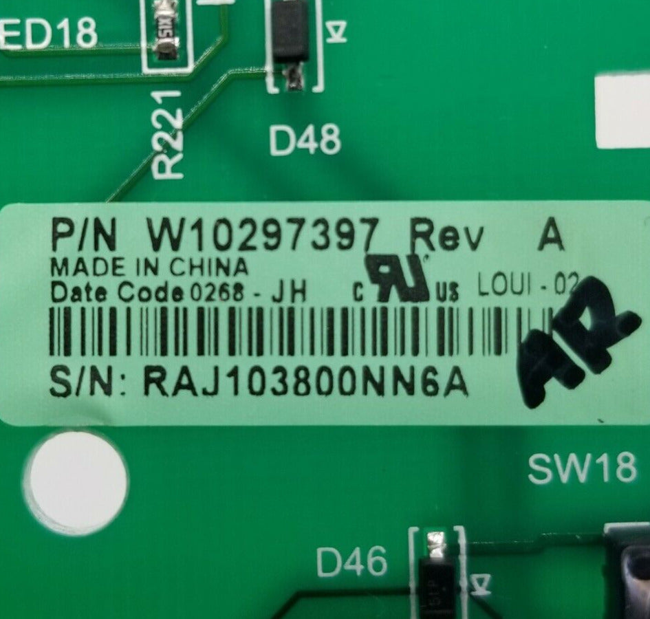 OEM Replacement for Whirlpool Washer Control W10297397