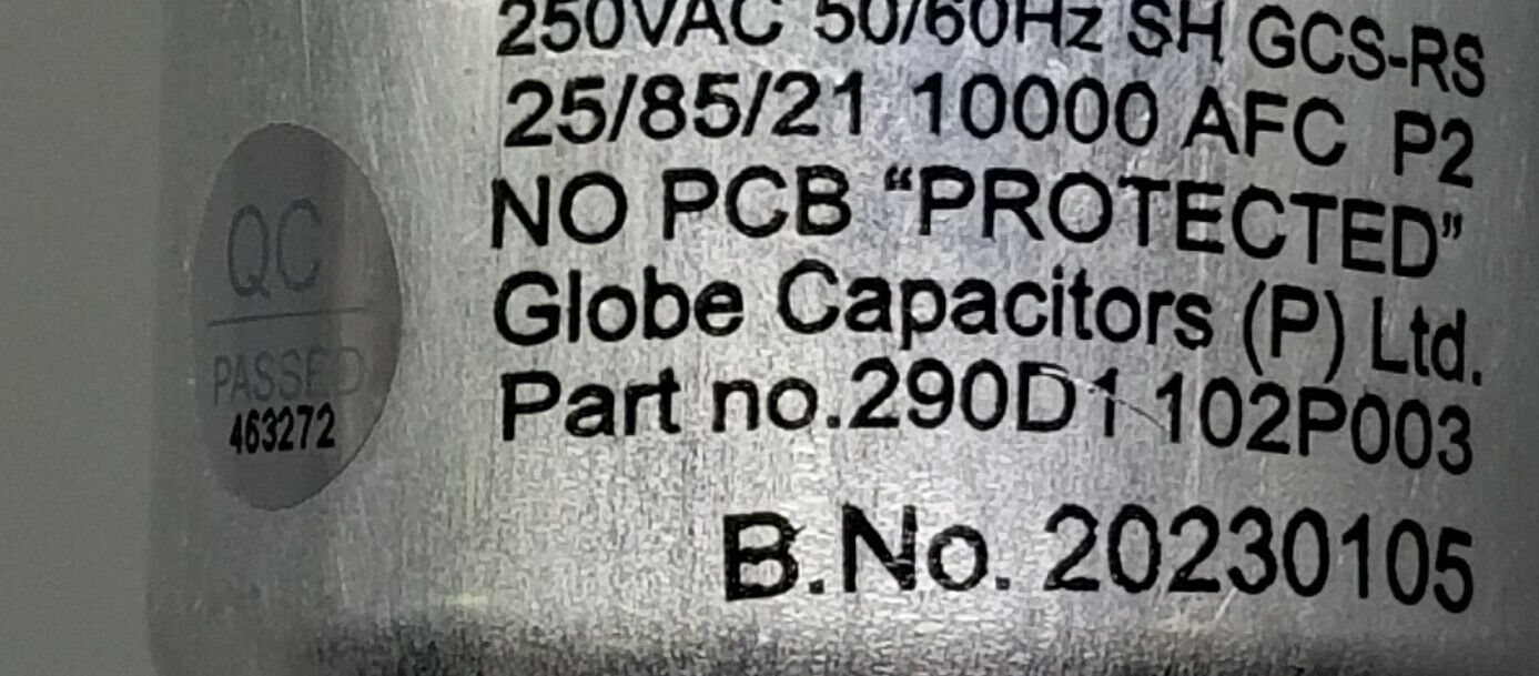 OEM Replacement for GE Washer Capacitor 290D1102P003