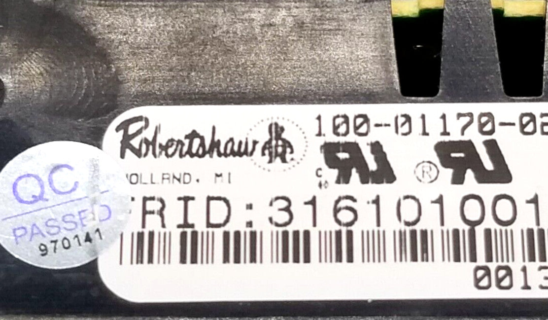 OEM Replacement for Frigidaire Range Control 316101001