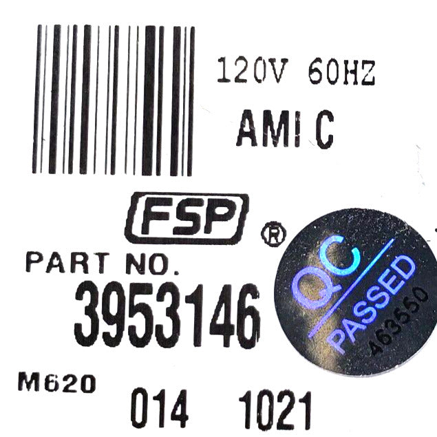 OEM Replacement for Whirlpool Washer Timer 3953146