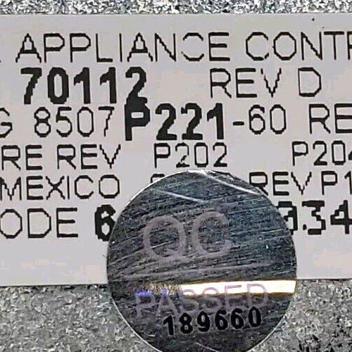 OEM Replacement for Jenn-Air Oven Control Board 8507P221-60