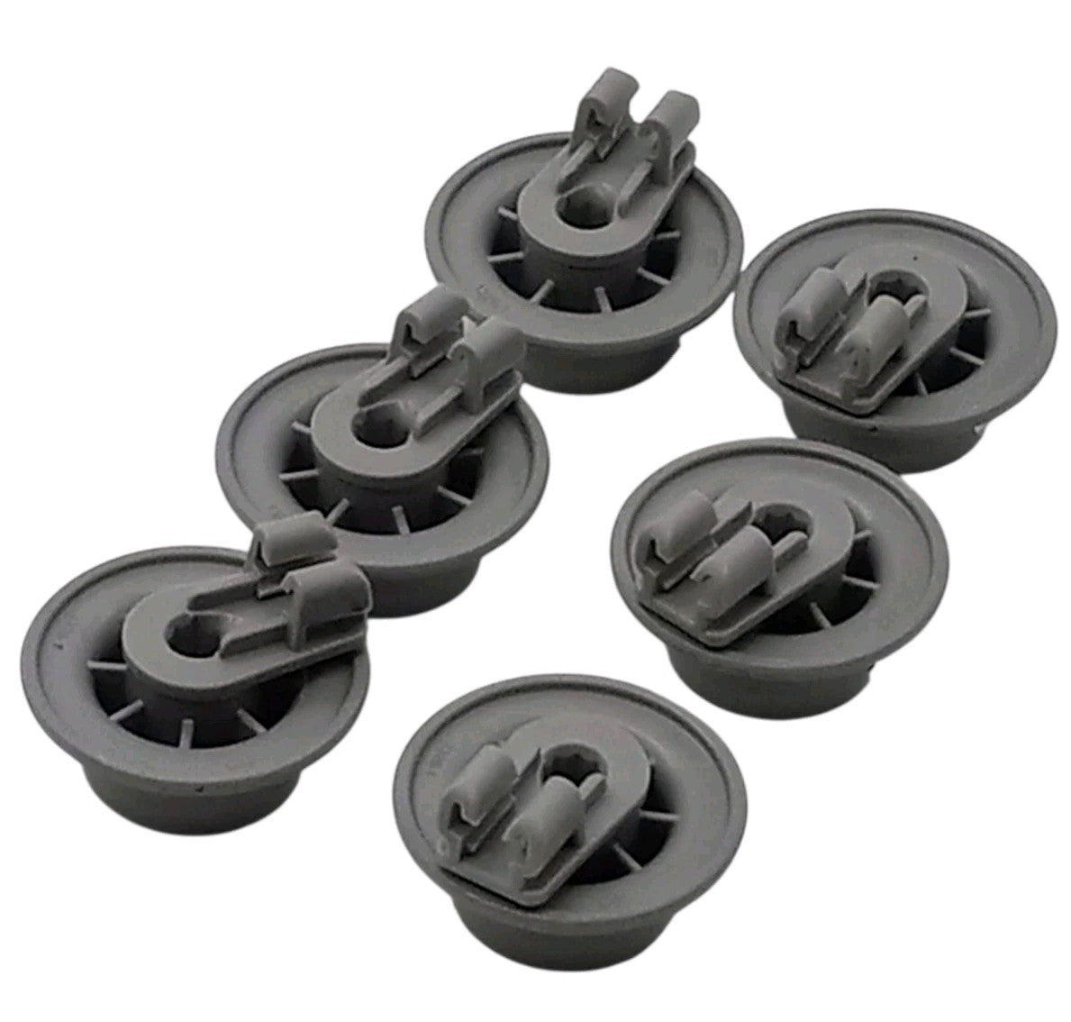 New OEM Replacement for Bosch Dishwasher Wheel 6 pk 10014040