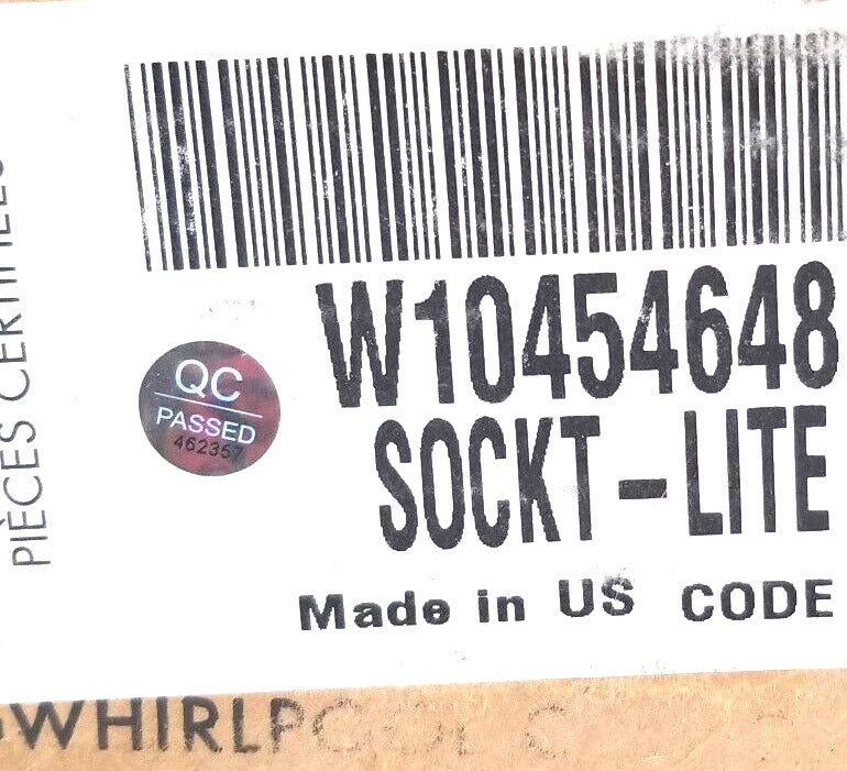 New OEM Replacement for Whirlpool Range Socket Light W10454648