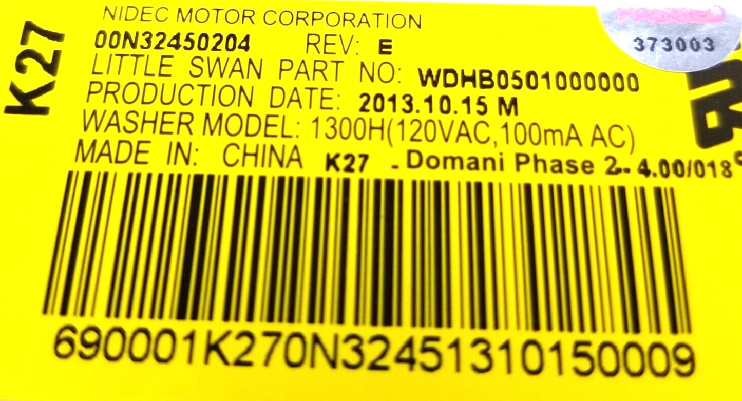 OEM Replacement for GE Washer Control WDHB0501000000