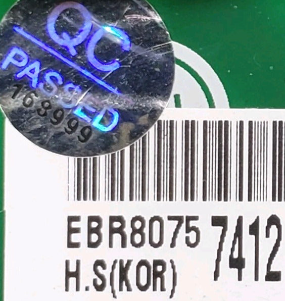 OEM Replacement for LG Fridge Control Board EBR80757412