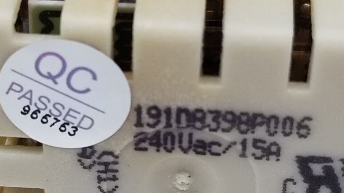 OEM Replacement for GE Range Control Switch 191D8398P006