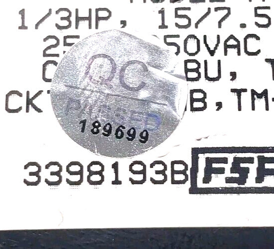 OEM Replacement for Kenmore Dryer Timer 3398193B 3398193