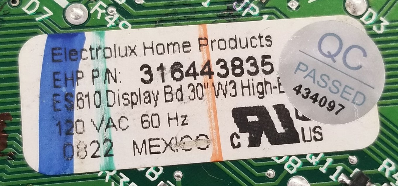OEM Replacement for Frigidaire Oven Control Board 316443835