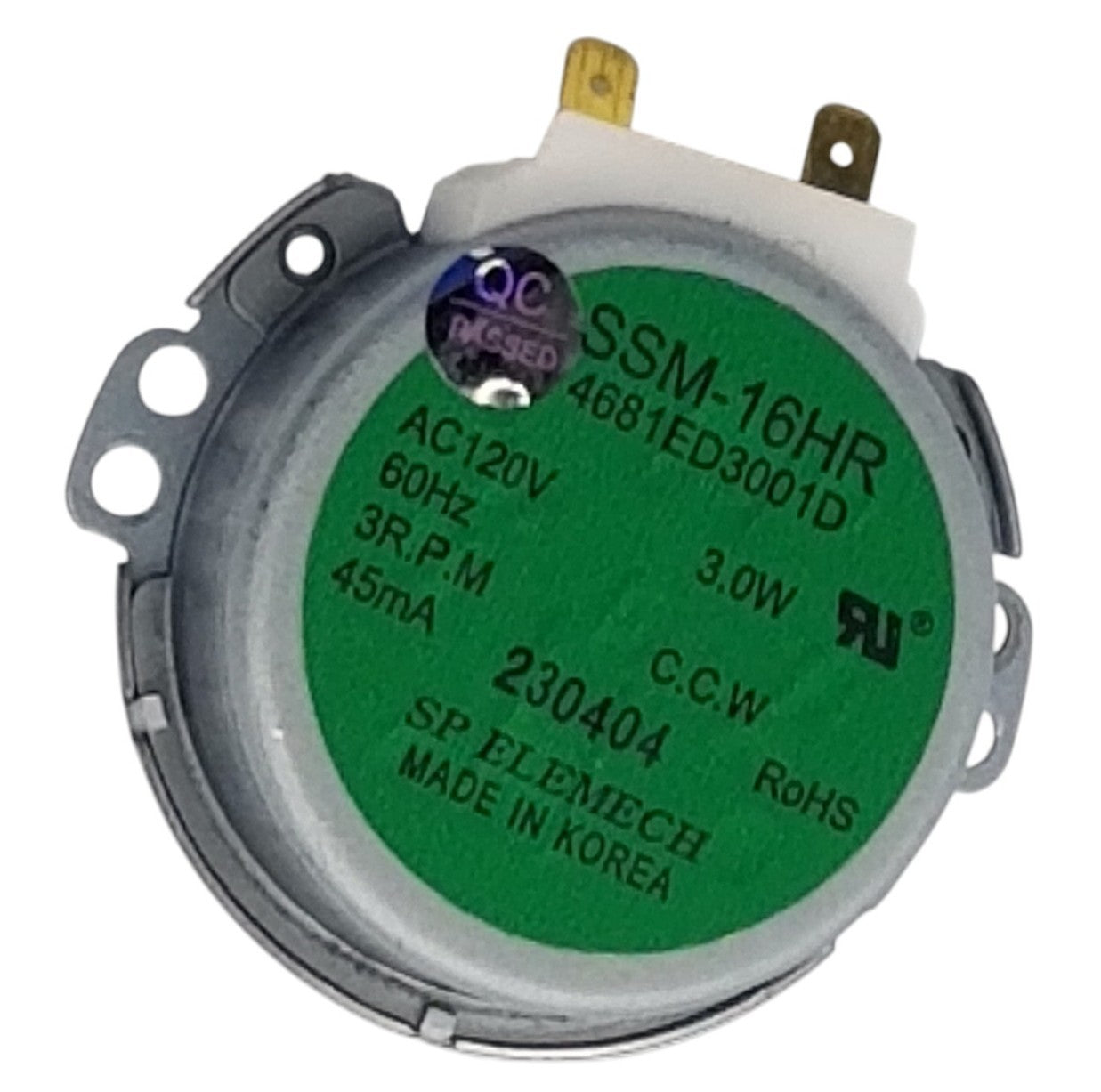 New OEM Replacement for LG Dishwasher Diverter Motor 4681ED3001D