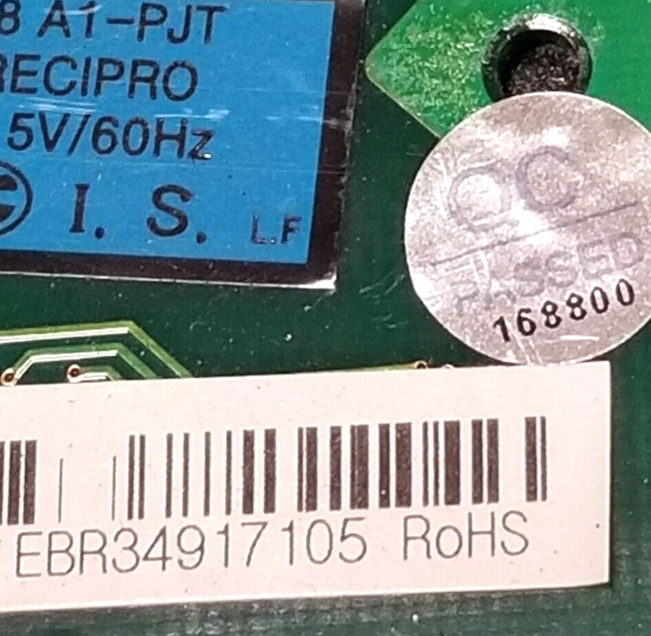 OEM Replacement for LG Refrigerator Control EBR34917105