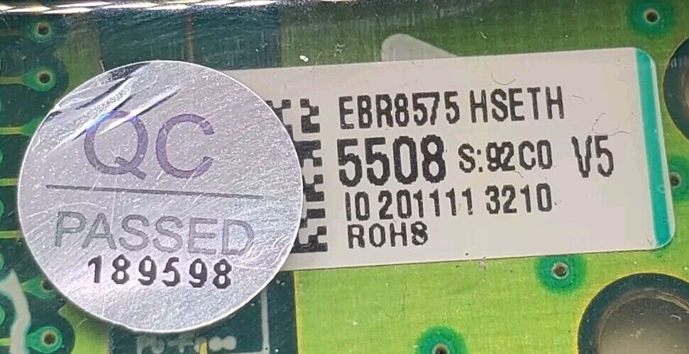 Replacement for LG Washer Control EBR86692722 + EBR85755508