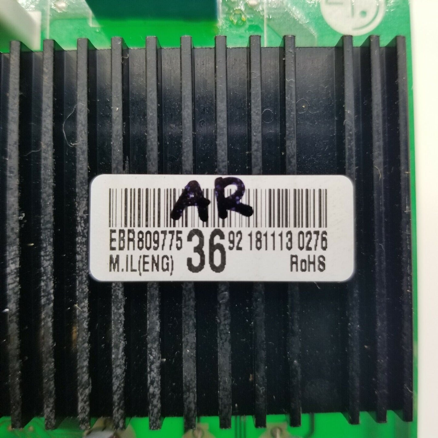 Genuine OEM Replacement for LG Refrigerator Control EBR80977536