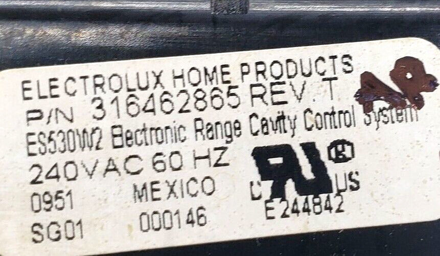 OEM Replacement for Frigidaire Range Control 316462865