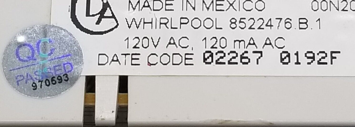 OEM Replacement for Whirlpool Range Control 8522476