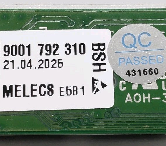 New OEM Replacement for Bosch Dishwasher Operating Module 9001792310 11051294