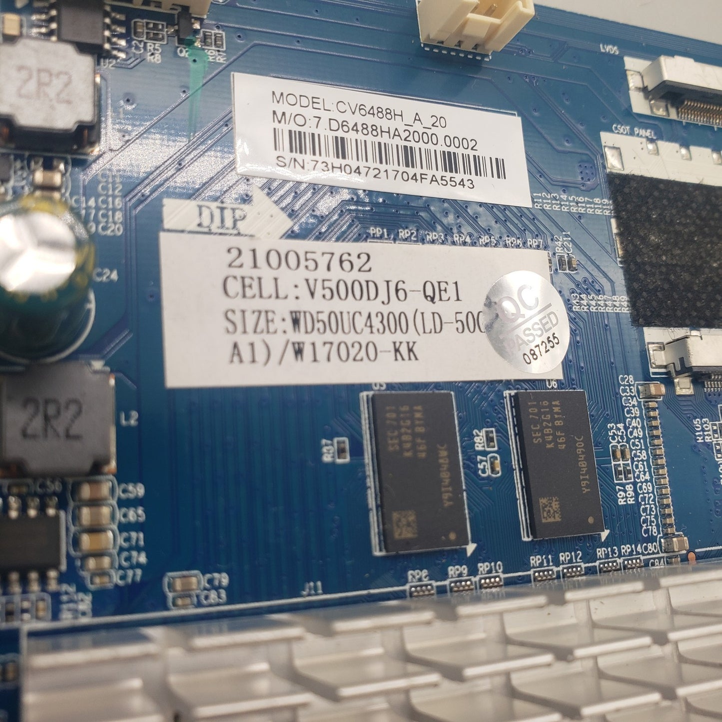 New OEM Element TV Main Board W17020-KK