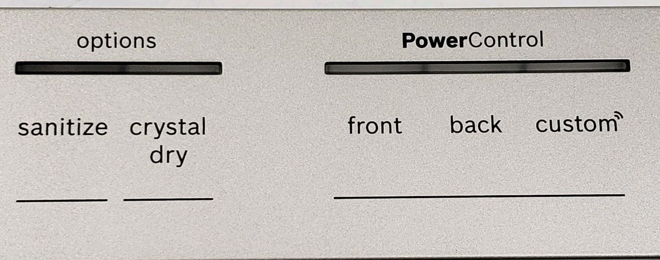 New OEM Replacement for Bosch Dishwasher Control Panel 9001811133