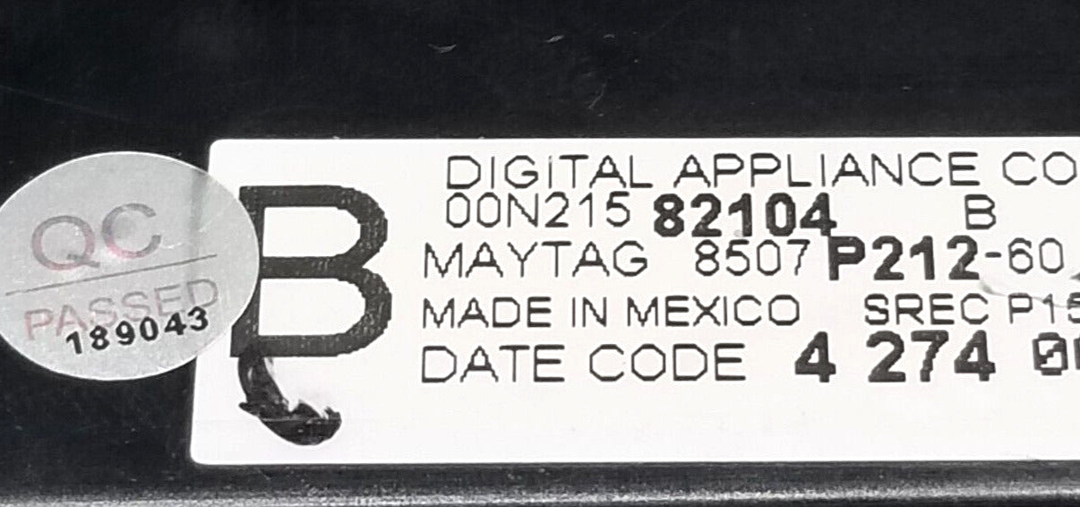 OEM Replacement for Maytag Range Control 8507P212-60