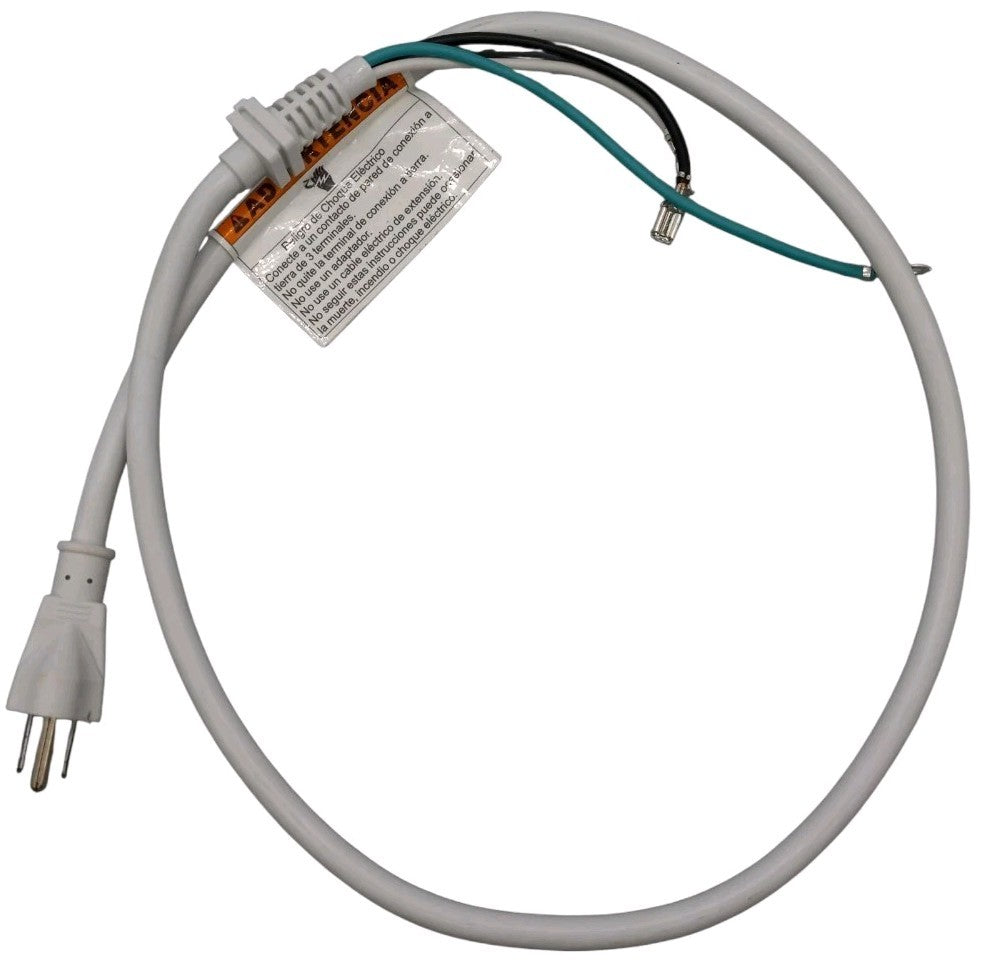 New Genuine OEM Replacement for Whirlpool Microwave Power Cord W1070807