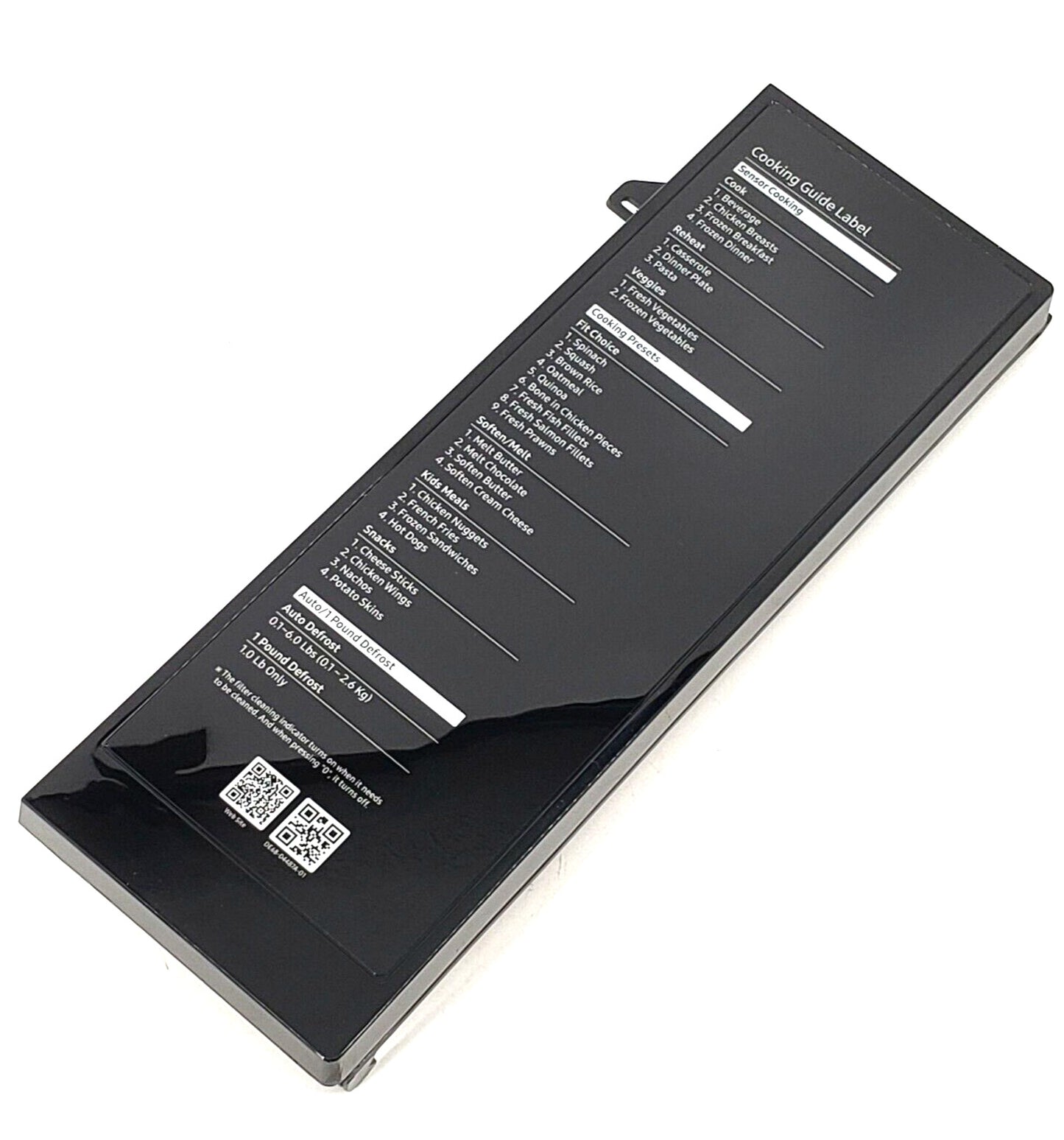 New Genuine OEM Replacement for Samsung OTR Control Panel DE92-03928C