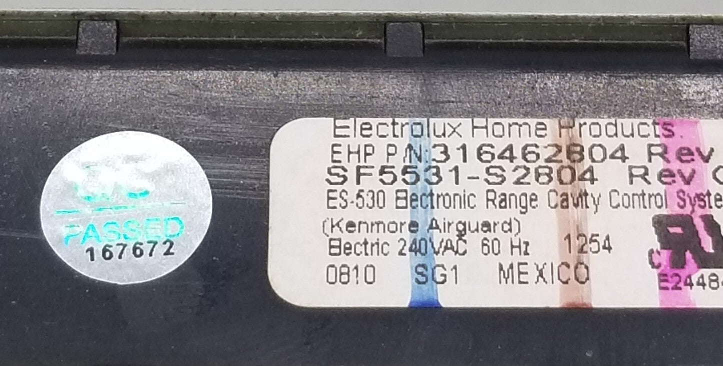 OEM Replacement for Kenmore Range Control 316462804