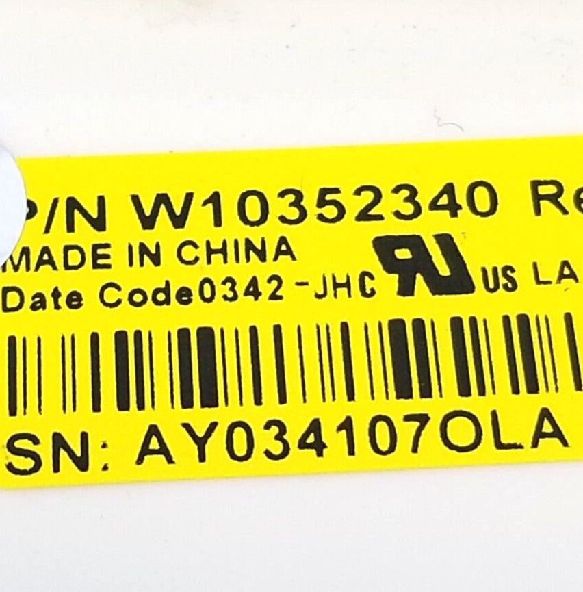 OEM Replacement for Whirlpool Dryer User Control W10352340
