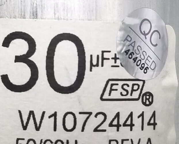 New Genuine OEM Replacement for Whirlpool Dryer Capacitor W10724414