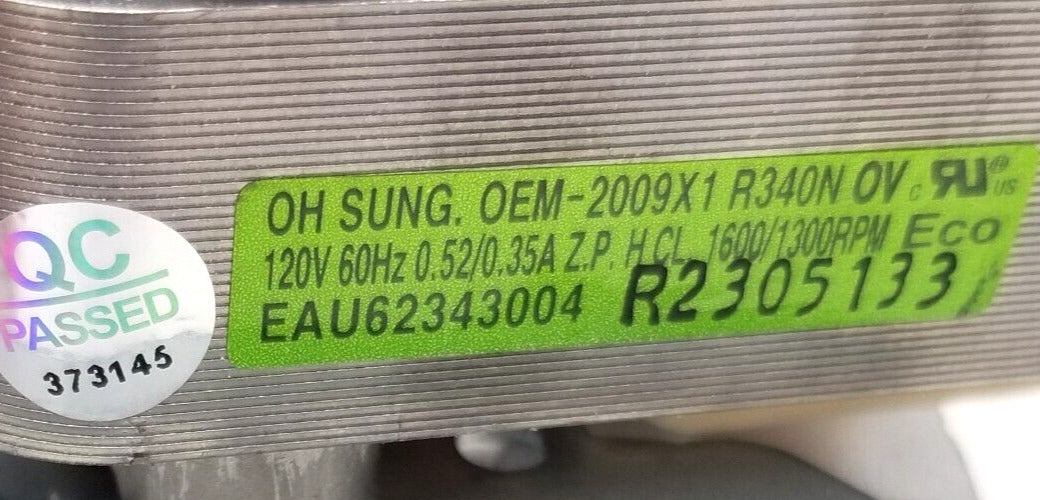 New OEM Replacement for LG Range Convection Fan Motor EAU62343004 for LSE4616ST ⭐ ⭐