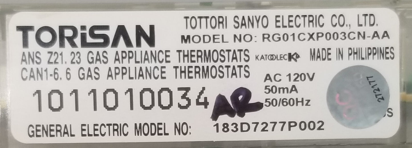 Genuine Replacement for GE Range Control Board 183D7277P002