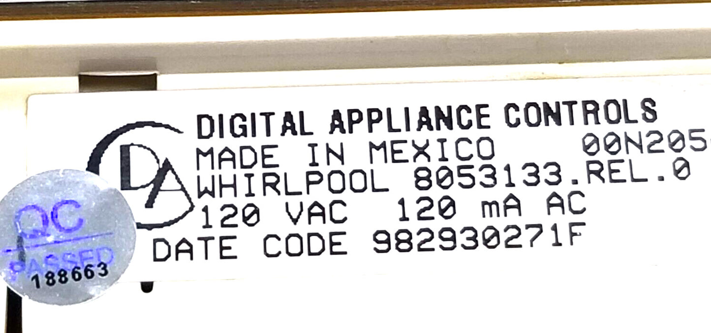 OEM Replacement for Whirlpool Range Control 8053133