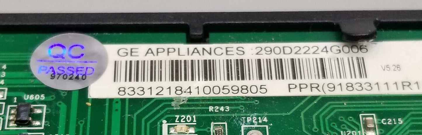 OEM Replacement for GE Washer Control 290D2224G006