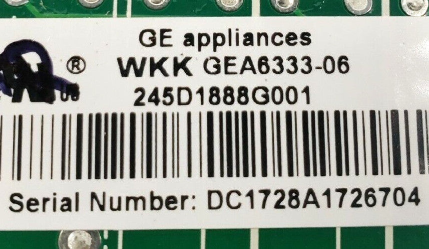 OEM Replacement for GE Fridge Control 245D1888G001