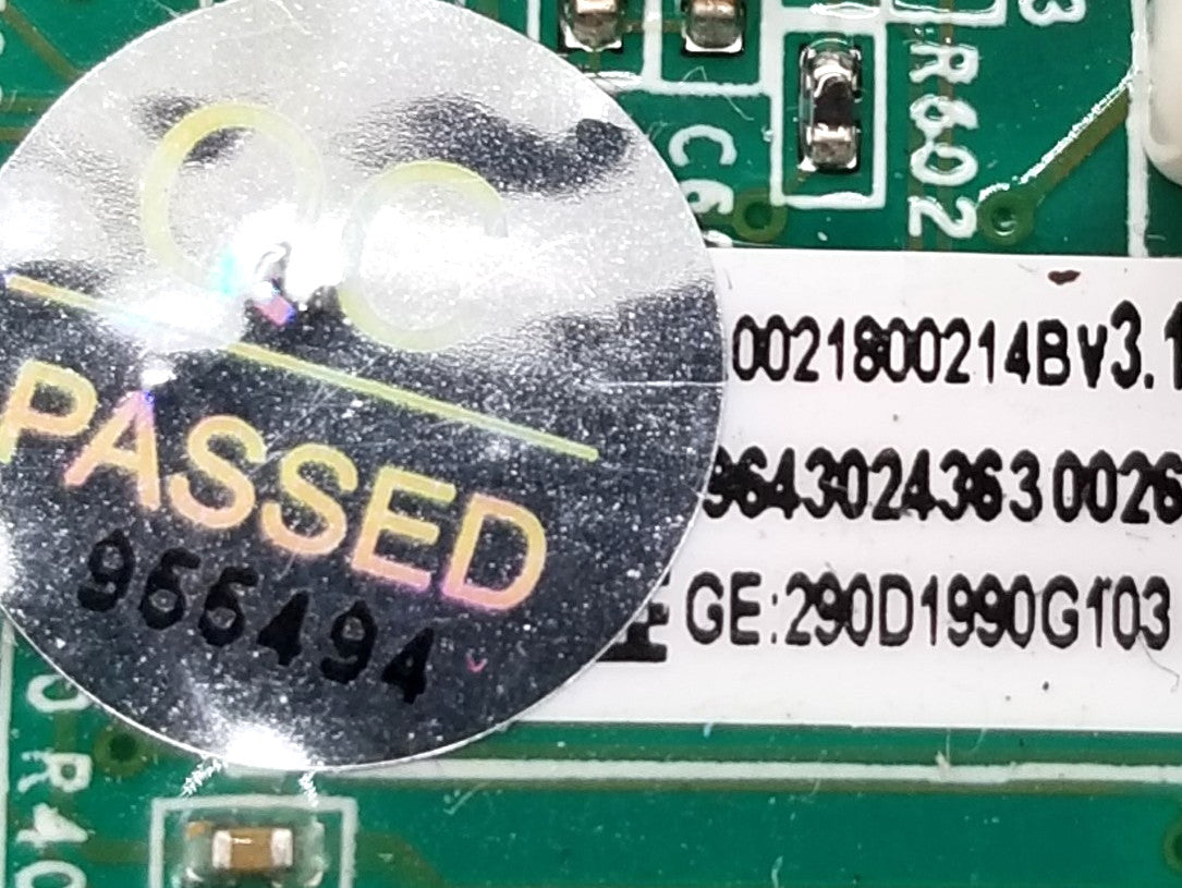 OEM Replacement for GE Washer Control Board 290D1990G103