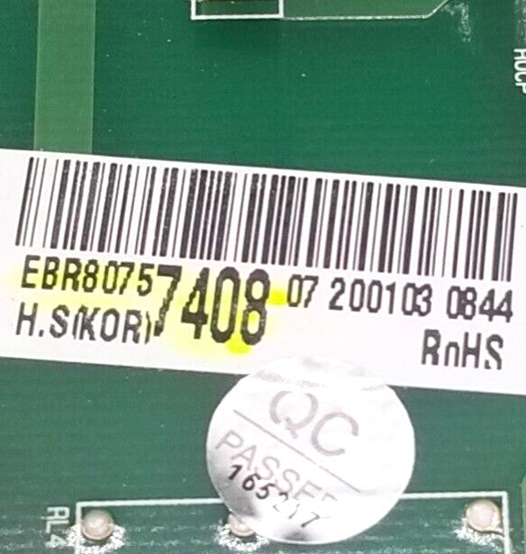 OEM Replacement for LG Fridge Control EBR80757408