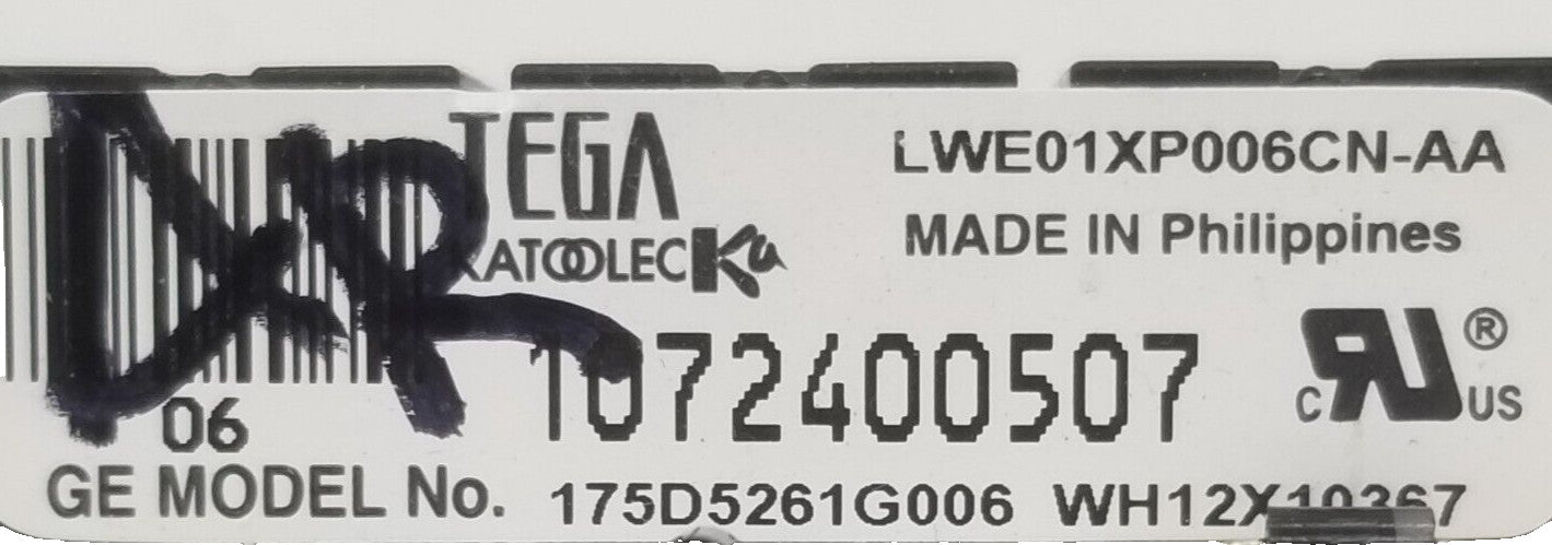 OEM Replacement for GE Washer Control 175D5261G006
