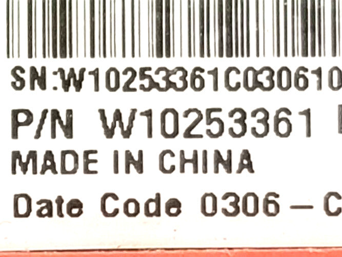 OEM Replacement for Whirlpool Washer Control W10253361 ~ ~