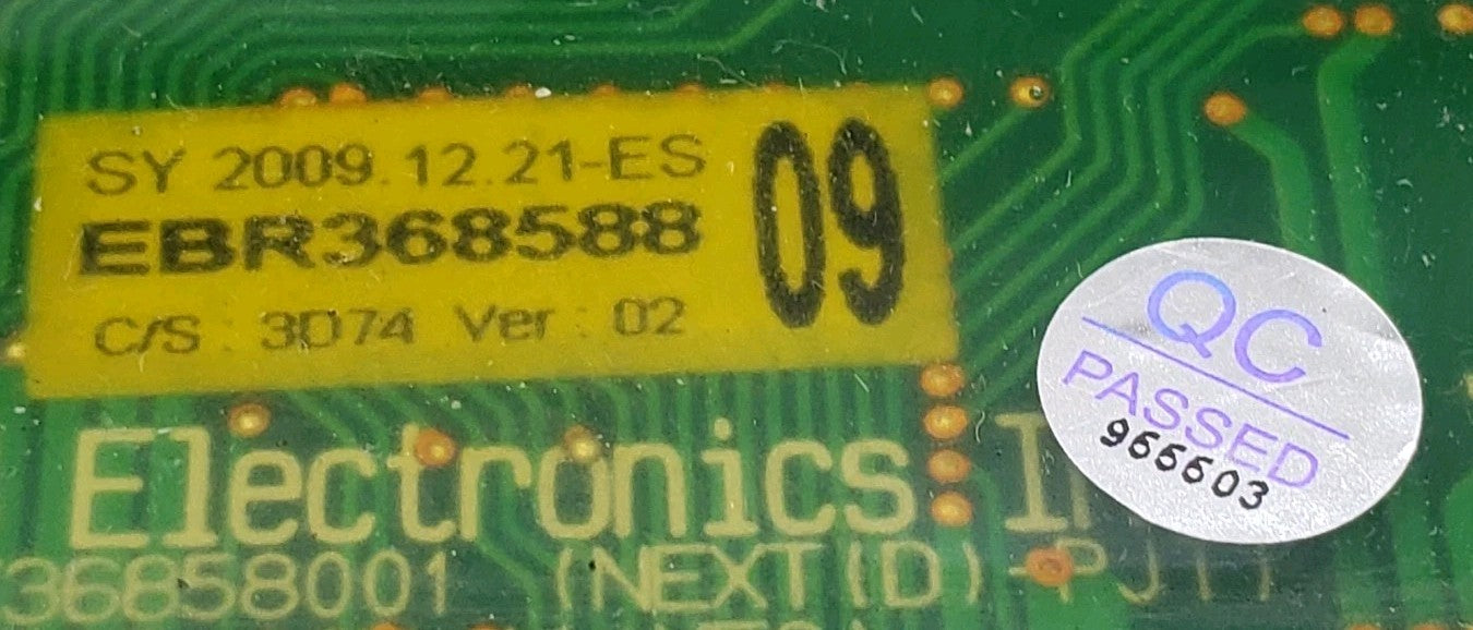 OEM Replacement for LG Dryer Control EBR36858902 EBR36858809