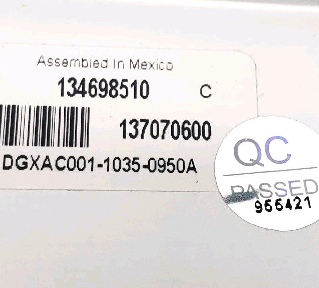 OEM Replacement for Frigidaire Dryer Control 134698510