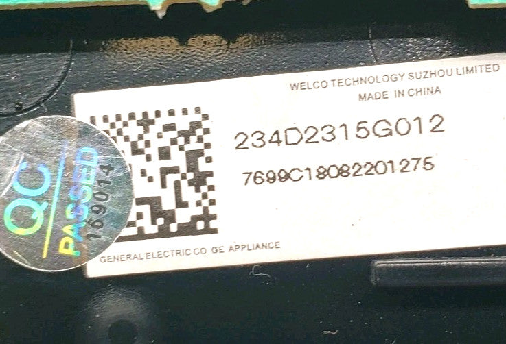 OEM Replacement for GE Dryer Control 234D2315G012 WE04X29098