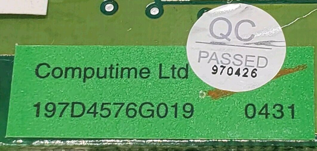 OEM Replacement for GE Fridge Control 197D4576G019
