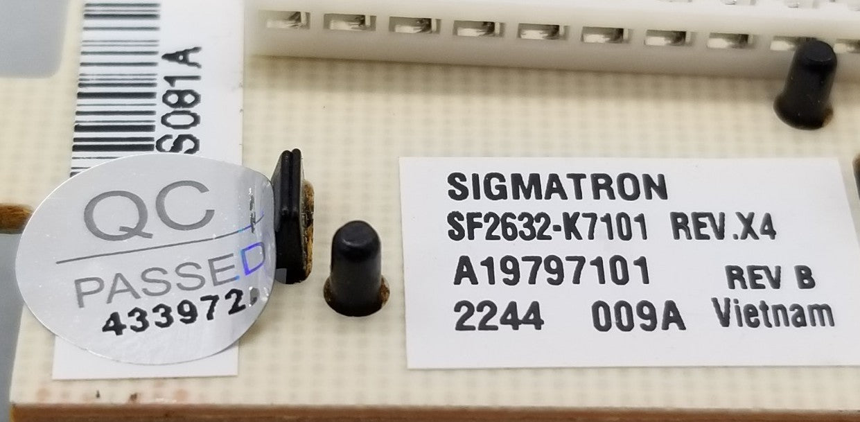 New OEM Replacement for Frigidaire Dishwasher Control Board A19797101