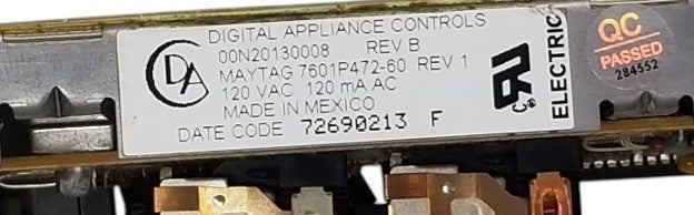OEM Replacement for Maytag Oven Control Board 7601P472-60
