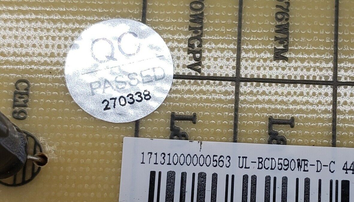 OEM Replacement for Bosch Refrigerator Control 17131000000563