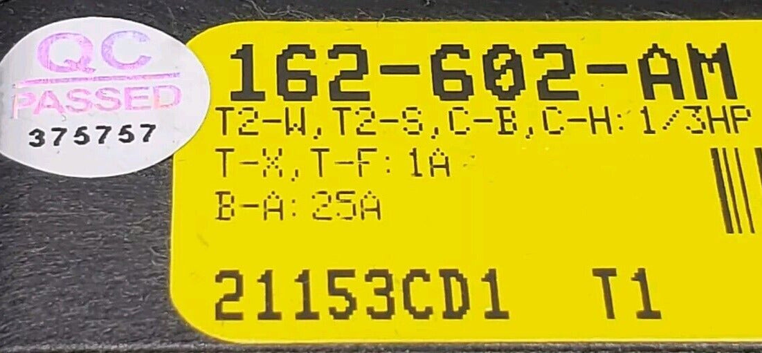 OEM Replacement for Whirlpool Dryer Timer 162-602-AM