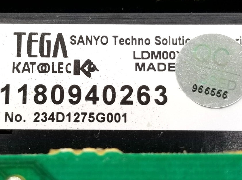 OEM Replacement for GE Dryer User Interface 234D1275G001