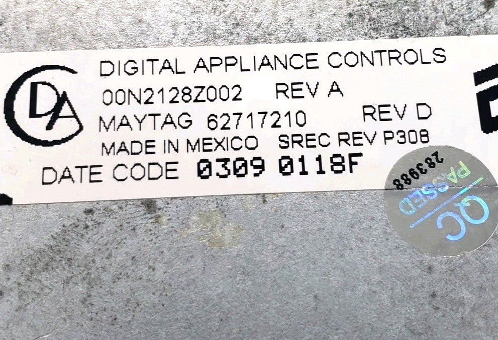OEM Replacement for Maytag Dryer Control Board 62717210