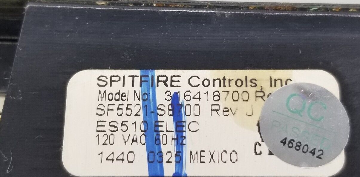 OEM Replacement for Frigidaire Range Control 316418700 ~ ~