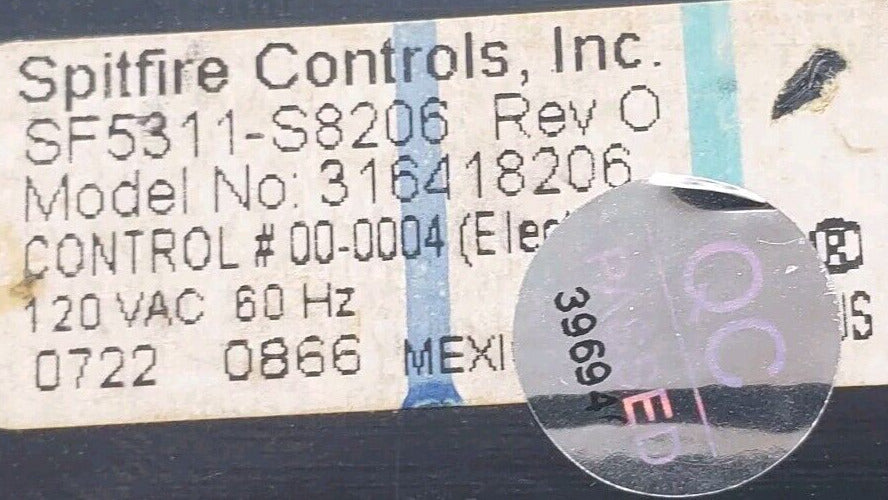 OEM Replacement for Kenmore Oven Control 316418206 ~ ~